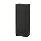 IKEA BILLY/OXBERG bookcase with door 40x30x106 cm black-brown