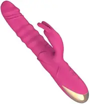 Thrusting Dildo Vibrator Adult Toys for Women - Sex Toys Dildos Rabbit G Spot Vibrator with 3 Fast Thrusting & 10 Vibration Modes, Silicone Clitoral Stimulator Adult Sex Toy for Women Couple