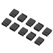 2.54mm Closed Short Circuit Cap Jumper Cap Blocks Connector, Black 20pcs