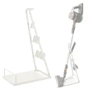 Universal Non-punch Vacuum Cleaner Floor Storage Bracket for Dyson - White