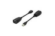 Digitus DA-70139-2 Cat5e USB Line Extender - 20cm Up to 45m