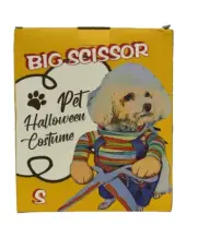 Dog Chucky Scissors Halloween Costume Small Pet Costume Dog Halloween Costume