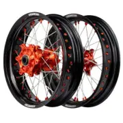 KTM 690 ENDURO R 2009-2024 Axiom Supermotard Wheel Set 17x3.5/17x4.25 Cush Drive