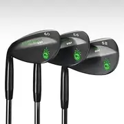 BombTech - Premium Golf Wedge Set - 52, 56, 60 Degrees Golf Wedges - Left Handed