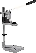 Fenteer Drill Stand Holder, Adjustable Drill Press Table Workstation Stand Bench Clamp for Drill Perpendicular Angled Holes Home, Single Hole Holder