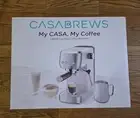 CASABREWS Espresso Machine 20 Bar, Stainless Steel Coffee Maker with Milk Frothe