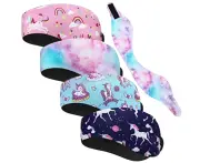 4Pcs Swimming Headband Neoprene Swimming Ear Band Ear Protection Ear Guard Yoga Sports Sweatband