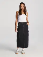 Cargo Midi Skirt