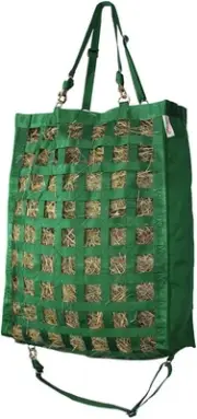 Equestrian Approved Slow Feeder Hay Bag - Holds 2-3 Flakes, Quick Fill Design