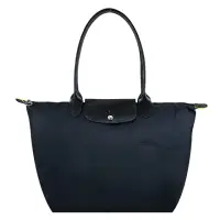 在飛比找momo購物網優惠-【LONGCHAMP】LE PLIAGE GREEN系列刺繡