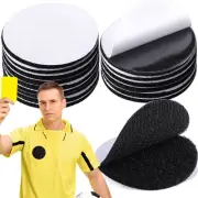12 Pack 2.75 Inch Self Adhesive Hook and Loop Tape Dots Round Fasten Pad