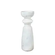 [Florabelle Living] JASMINE MARBLE CANDLE STICK MEDIUM WHITE