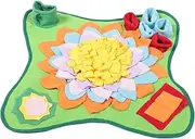 JUMPLAWN Snuffle Mat for Dogs Washable Interactive Dog Slow Feeder Feeding Mat for Foraging Sniffing Multi Use Pet Training Accessory