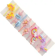Kids Hair Bands for Girls | Trendy Soft Elastics Hair Bands Girls Hair Rope,Lightweight Small Elastic Hair Ties Colored Hair Rubber Bands for Kids Girls