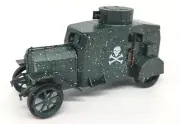 ATLAS WWI German Ehrhardt EV4 Armored Army Snow Green 1:43 Tank Pre-built Model