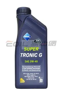 在飛比找樂天市場購物網優惠-ARAL SUPER TRONIC G 0W40 合成機油 