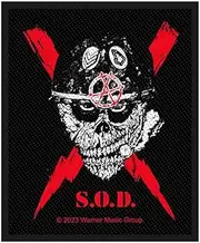 [Iron Maiden] S.O.D. STORMTROOPERS OF DEATH AUD SCRAWLED LIGHTNING Embroidered Patch