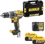 [DEWALT] 18V XR Brushless Hammer Drill Driver, 2 X 5Ah, DCD796P2-QW