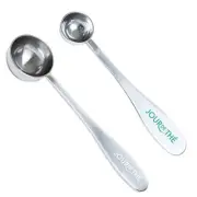 Set Of 2 Tea Measuring Spoon Stainless Steel Matcha Scoop Loose Leaf Coffee More