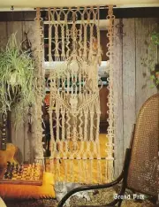 RARE Vtg Macrame Marvels Craft Book with Room Divider Curtain Pattern Retro #752
