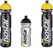 Isostar Sports Water Bottle 500-650 ml + 1000 ml - BPA-Free - Water Bottle for Running, Cycling, Gym, Hiking - Practical and Leak-proof Push & Pull Closure