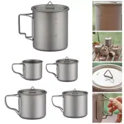 200ml Foldable Ti Cup Lightweight & Rust Free Great for Camping and Home Use