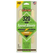 Aluminext Speed Sheets 3-2/3 In. X 9 In. 320 Grit Very Fine Hook and Loop Sand P
