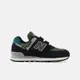 【New Balance】574 系列 中大童 休閒鞋 黑綠_PV574KBG-W