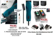 Wahl KM5 ULTIMATE DUTY BLUE Clipper KIT&10,30 Blade&ATTACHMENT Guide Comb Set