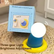 Creative Cute Magnetic Lamp Dora the Cat Night Light Round Hand Design Ding-Dong
