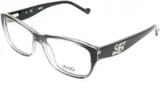 NEW Liu Jo LJ2603R 035 Grey & Black Eyeglasses 53mm with LJ Case