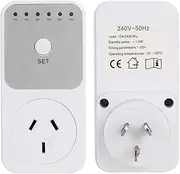 Electronic Digital Timer Switch 24 Hour Programmable Timing Socket Temperature Controller Wall Plug-in Power Time Clock