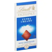 Lindt Chocolate Bar Excellence Milk Extra creamy 3.5 oz (Pack Of 12)