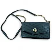 Tory Burch Kira Chevron Leather Chain Wallet