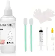 100ml Compatible with HP Inkjet Printer Cleaner Kit Dye Pigment Sublimation Ink Light Pink Cleaner