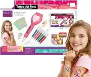 Kids Toy Body Art Pens, Child Pretend Toy Paint Pens, Creative Girls Pretend Makeup Sets, Paint Stencils For Kids, Girls Pretend Makeup Set, Boys Body Art Pens, Children Body Paint, Kids Paint Stencil