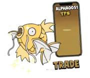 Pokemon Shiny Magikarp Registered Trade or Ultrafriend