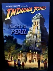 Indiana Jones™ DISNEY PARKS The Temple of Peril LUCASFILM Collector Card