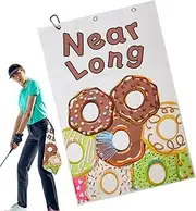 Golf Towel,Golf Cart Towel with Carabiner Clip - Putting Green Stuff for Grip Maintenance Course Play Training