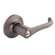 Yale Security Woodland Gun Metal Residential Keyed Entry Door Lever NEW