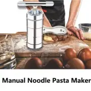 Press Machine Manual Noodle Pasta Maker Making Spaghetti Crank Noodle Tool