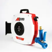 AK REELS Hot Wash Auto Retractable Hose Reel Kit with Dixon Gun 12mm x 15mt