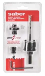 Saber Quick Change Mandrel Suits 14 - 210mm Standard Hole Saw