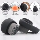 Exfoliator Face Cleansing Brush Pore Clean Facial Scrub Cleanser Double-Sided