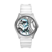 Fossil Special Edition Star Wars Stormtrooper Three-Hand White Silicone Watch SE1108