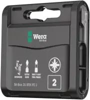 Wera - Bit-Box 20 BTH PZ, PZ 2 x 25 mm, 20 pieces - 05057762001