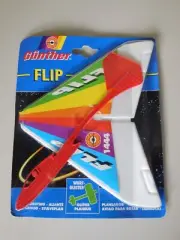 RARE VINTAGE GUNTHER FLIP 1444 FREEFLIGHT GLIDER PLANE W. GERMANY Sealed NOS !