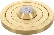 Yardwe Mini Bagua Feng Shui Compass Portable Copper Decoration for Home Outdoor Luck Luo Pan Enhances Positive Energy Attracts Prosperity Versatile Feng Shui Decor