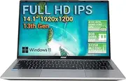 Fusion5 13th Gen 14.1" Full HD Windows 11 Laptop - 512GB M.2 SSD Storage, 8GB DDR5 RAM, T90B Pro, N100 Quad Core, Dual WiFi, USB 3.0, 2MP, Webcam, 2023 Model