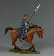 COLLECTORS SHOWCASE NAPOLEONIC RUSSIAN CS00101 RUSSIAN COSSACK MOUNTED CANTERING